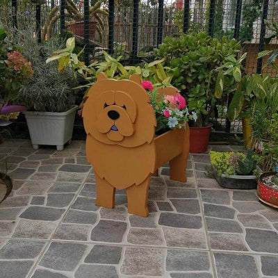 Chow Chow Planter