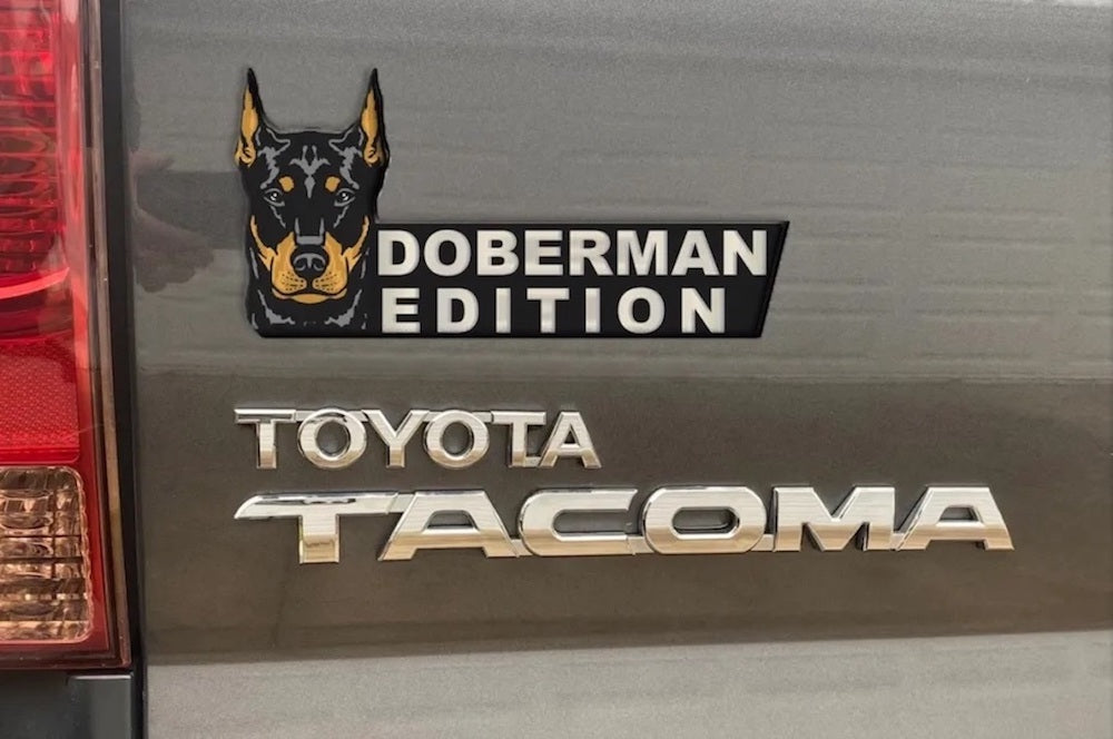 Doberman Auto Badge Autoembleem