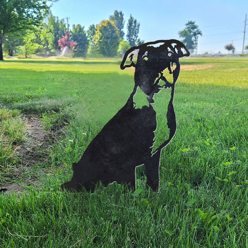 PitBull Metal Silhouette