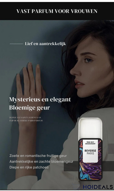 Massief parfum voor mannen