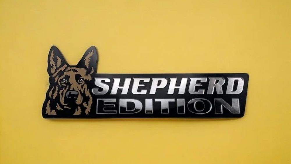 German Shepherd Auto Badge Autoembleem