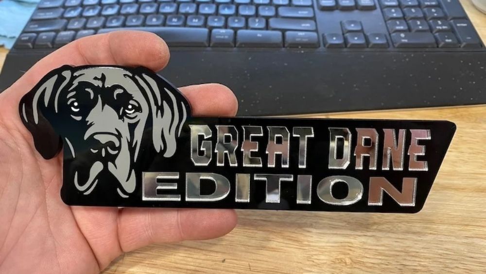 Great Dane Auto Badge Autoembleem