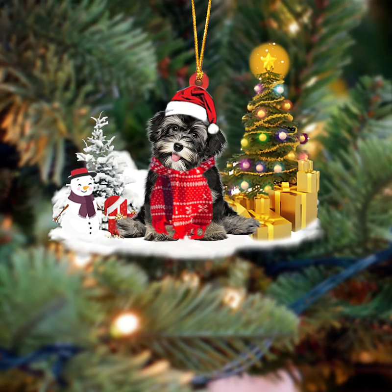 Havanese Sneeuwpop Kerst Ornament