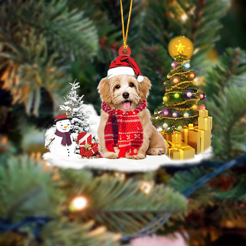 Havanese Sneeuwpop Kerst Ornament