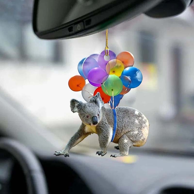 Koala Vliegen met Bubbels Autohanger