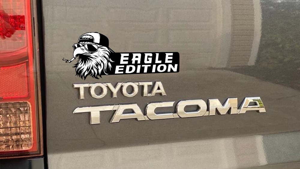 Smoking Eagle Auto Badge Autoembleem