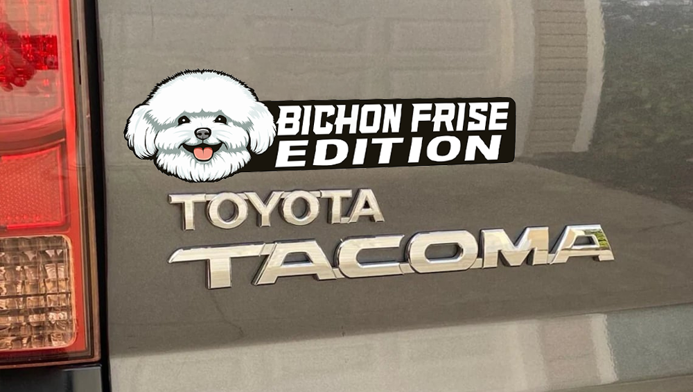 Bichon Frise Auto Badge Autoembleem