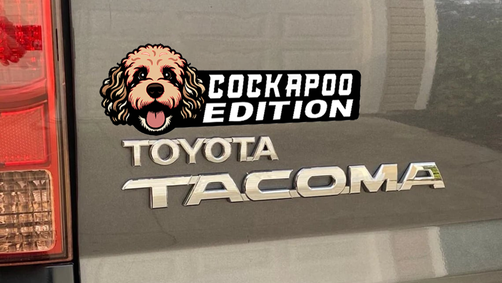 Cockapoo Auto Badge Autoembleem