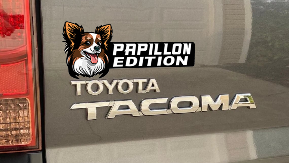 Papillon Auto Badge Autoembleem