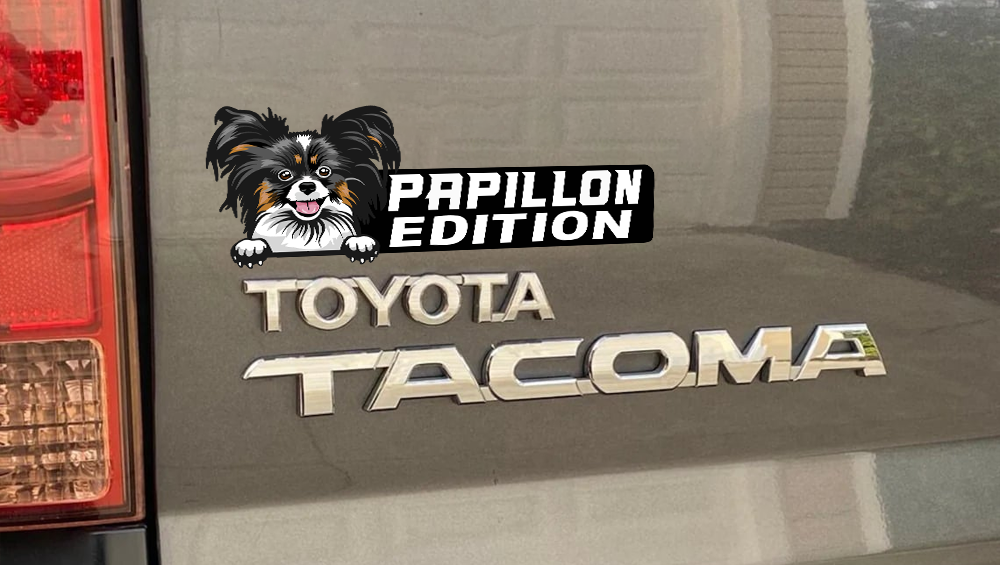 Papillon Auto Badge Autoembleem