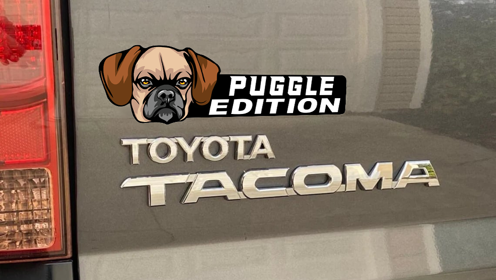 Puggle Auto Badge Autoembleem