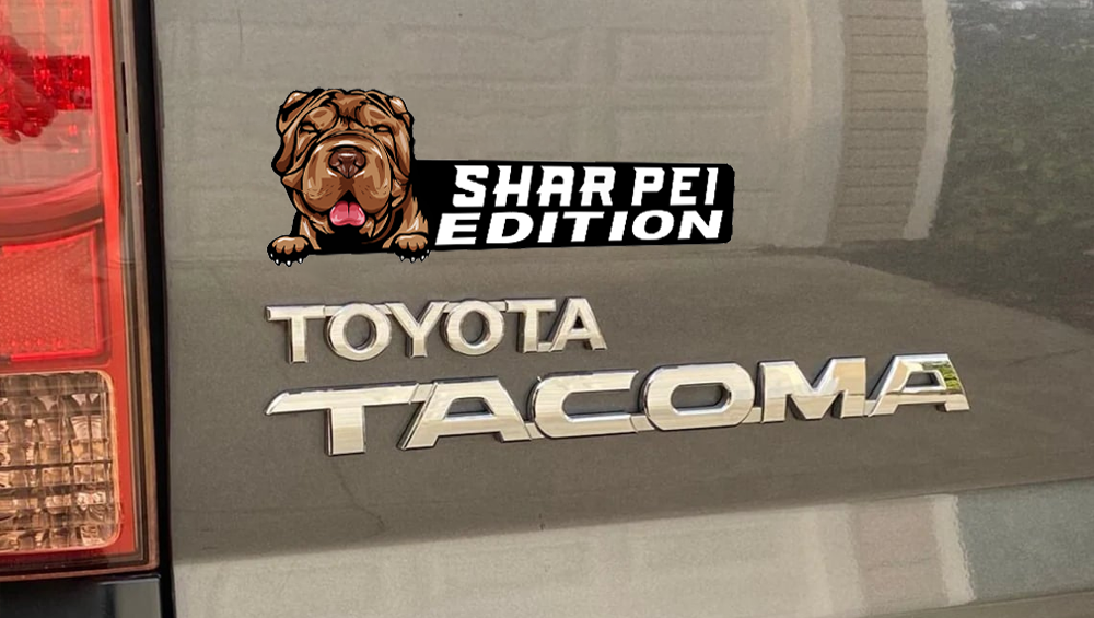 Shar Pei Auto Badge Autoembleem