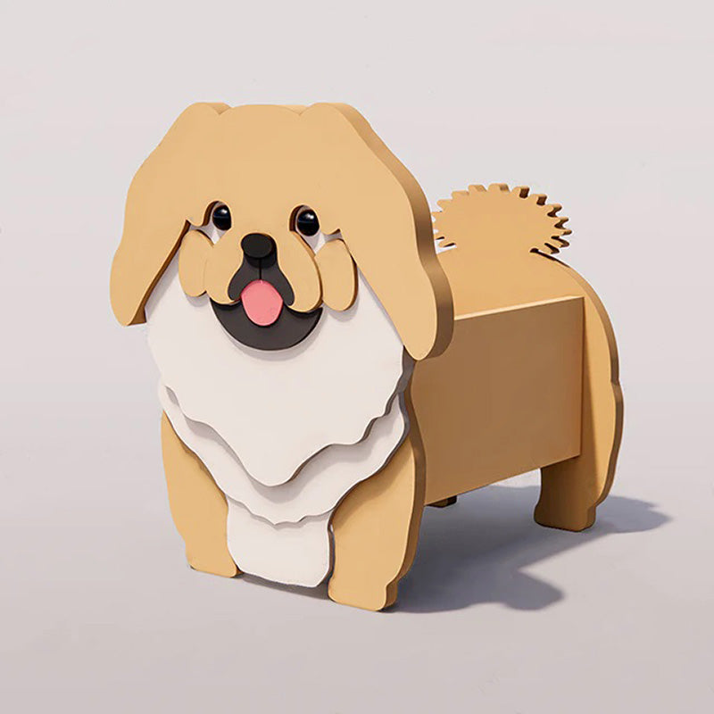 Pekingese Planter