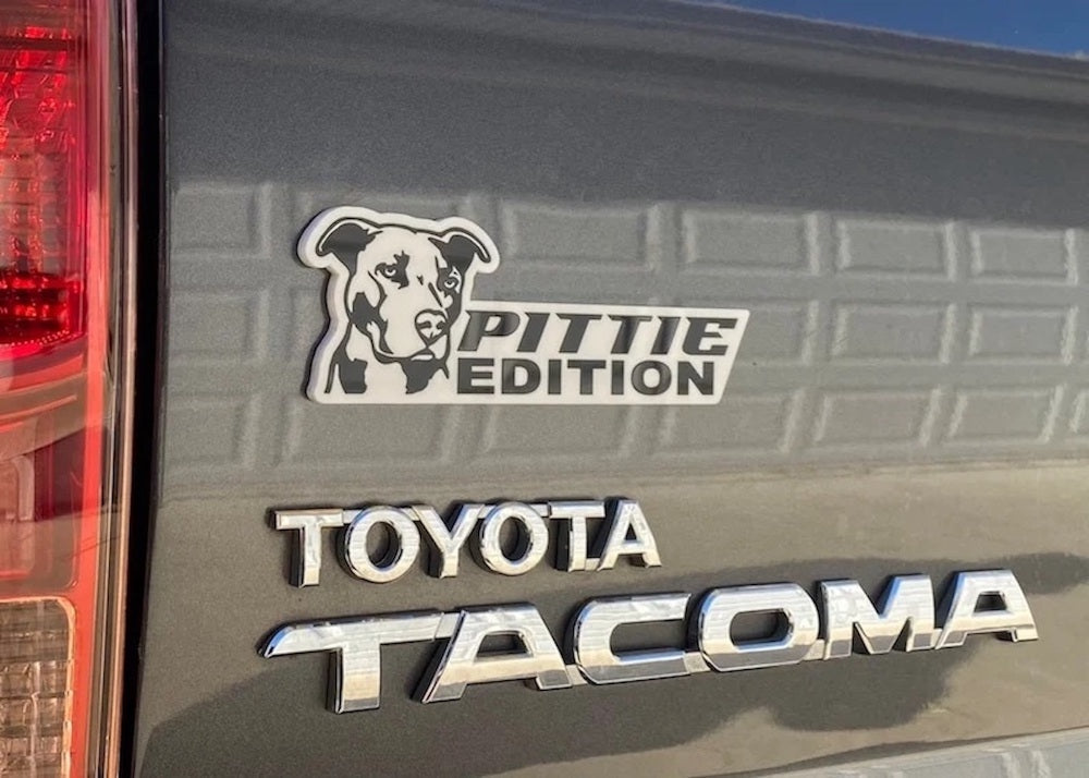 Pittie Auto Badge Autoembleem