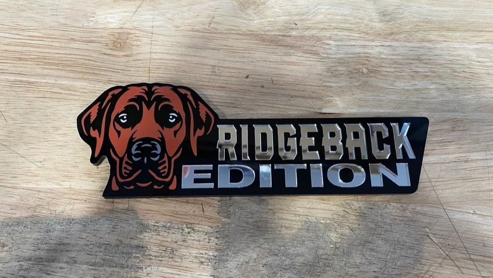 Ridgeback Auto Badge Autoembleem