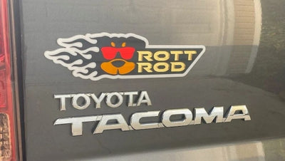 Rott Rod Auto Badge Autoembleem