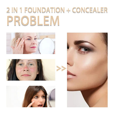 🔥2 in 1 - Foundation + Anti-Rimpel Concealer | 1+2 GRATIS