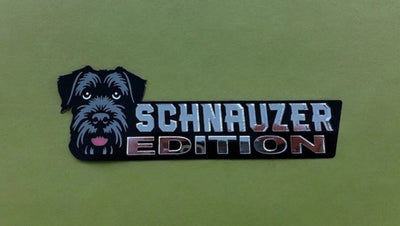 Schnauzer Auto Badge Autoembleem