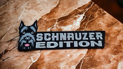 Schnauzer Auto Badge Autoembleem