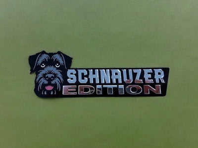 Schnauzer Auto Badge Autoembleem