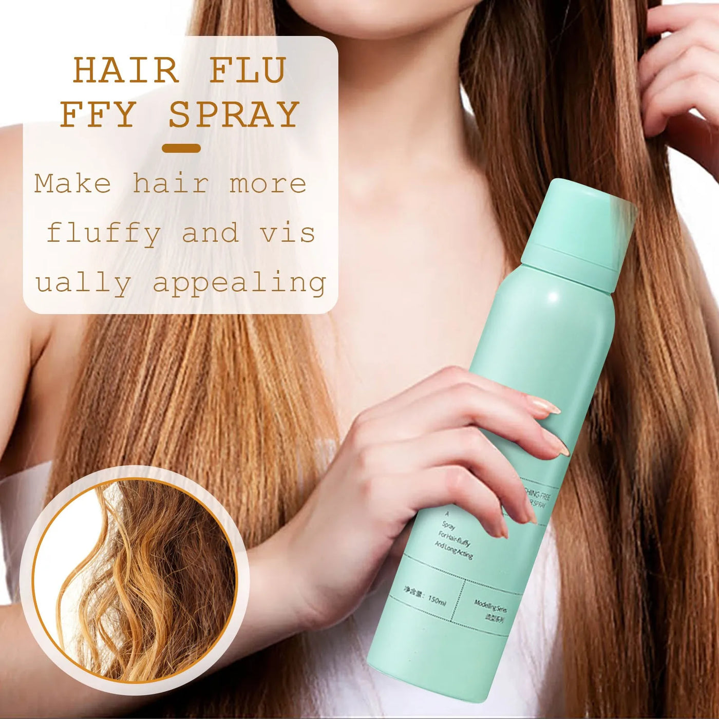 Verfrissende spray voor snel volume haar | 1+1 GRATIS!