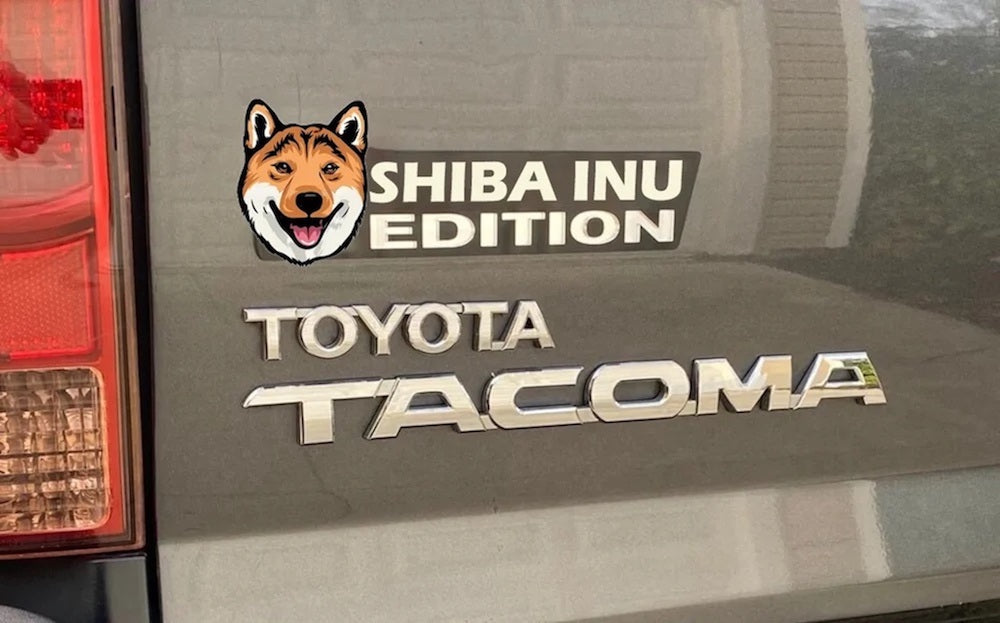 Shiba Inu Auto Badge Autoembleem