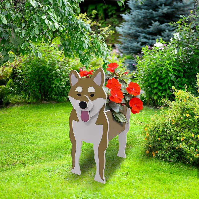 Shiba Inu Planter