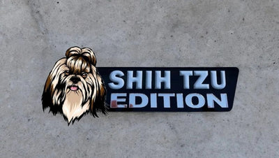 Shih Tzu Auto Badge Autoembleem