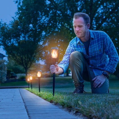 Nachtlamp op zonne-energie | Fakkels Gemaakt in Zweden 🇸🇪