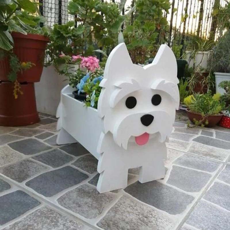 West Highland Terrier Planter