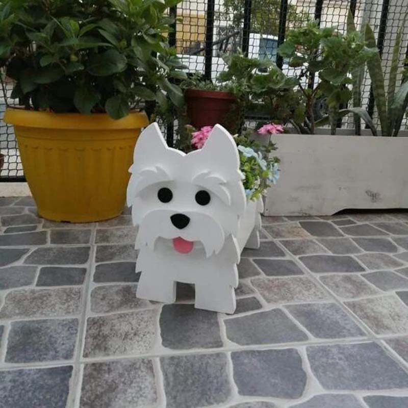 West Highland Terrier Planter