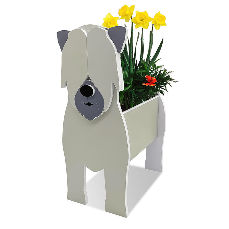 Wheaten Terrier Planter