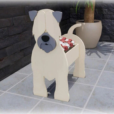 Wheaten Terrier Planter