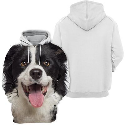 Unisex Honden Hoodie | Border Collie Smile