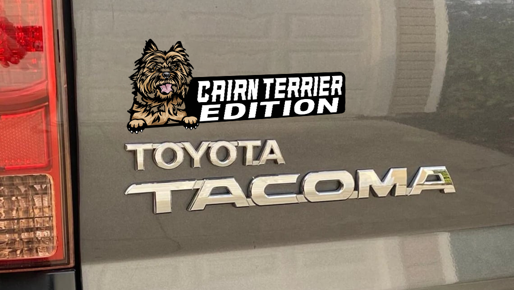 Cairn Terrier Auto Badge Autoembleem