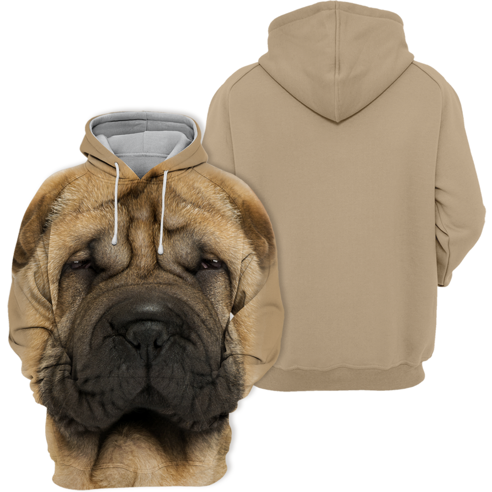 Unisex Honden Hoodie | Sharpei