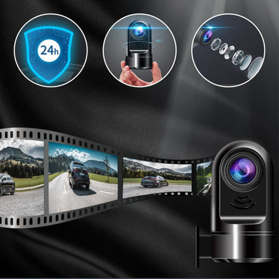 1080P HD, 360° draaibare kleine ADAS dashcam