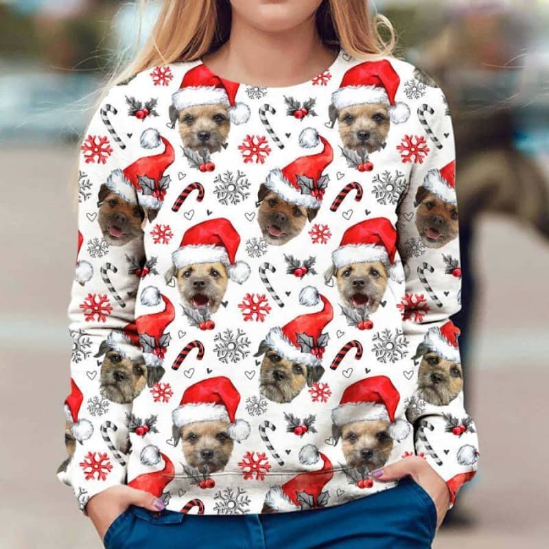 Border Terrier - Honden Kerst Trui