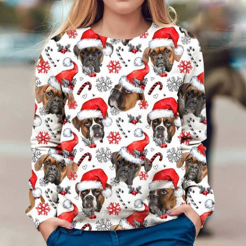 Boxer - Honden Kerst Trui