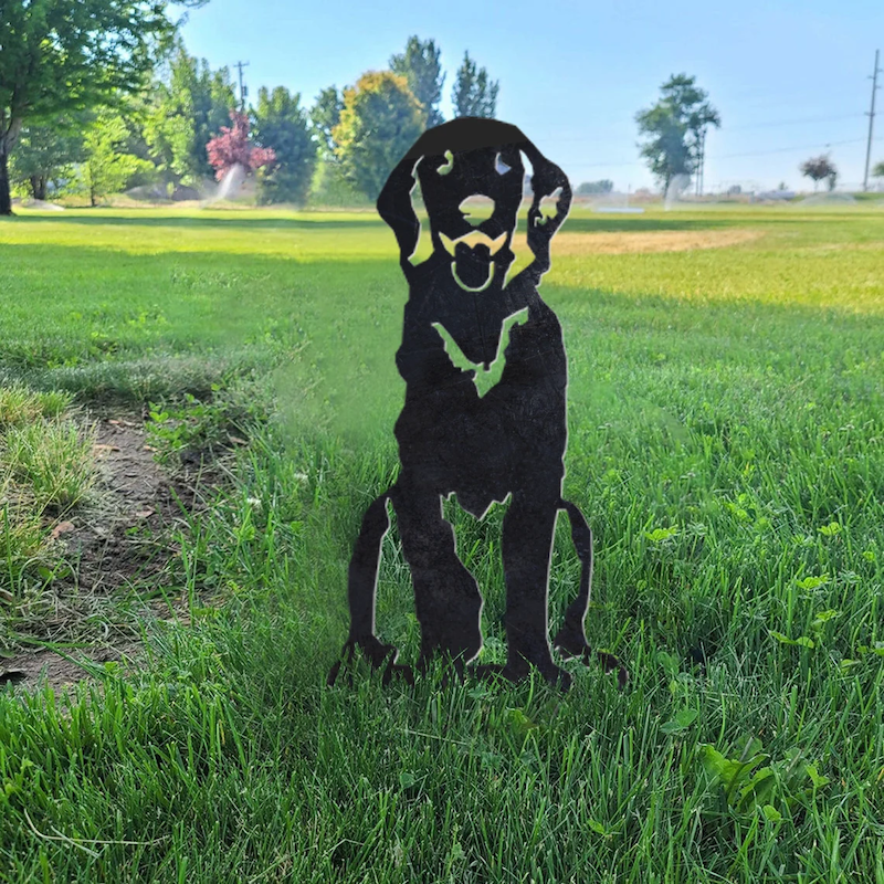 Retriever Metal Silhouette