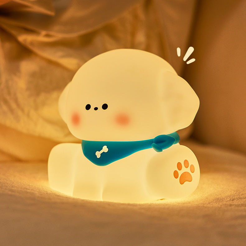 Night Puppy Tap Tap LED Night Lamp Best Gift For Baby and Girls