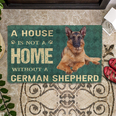 A House Is Not A Home German Shepherd Dog Deurmat