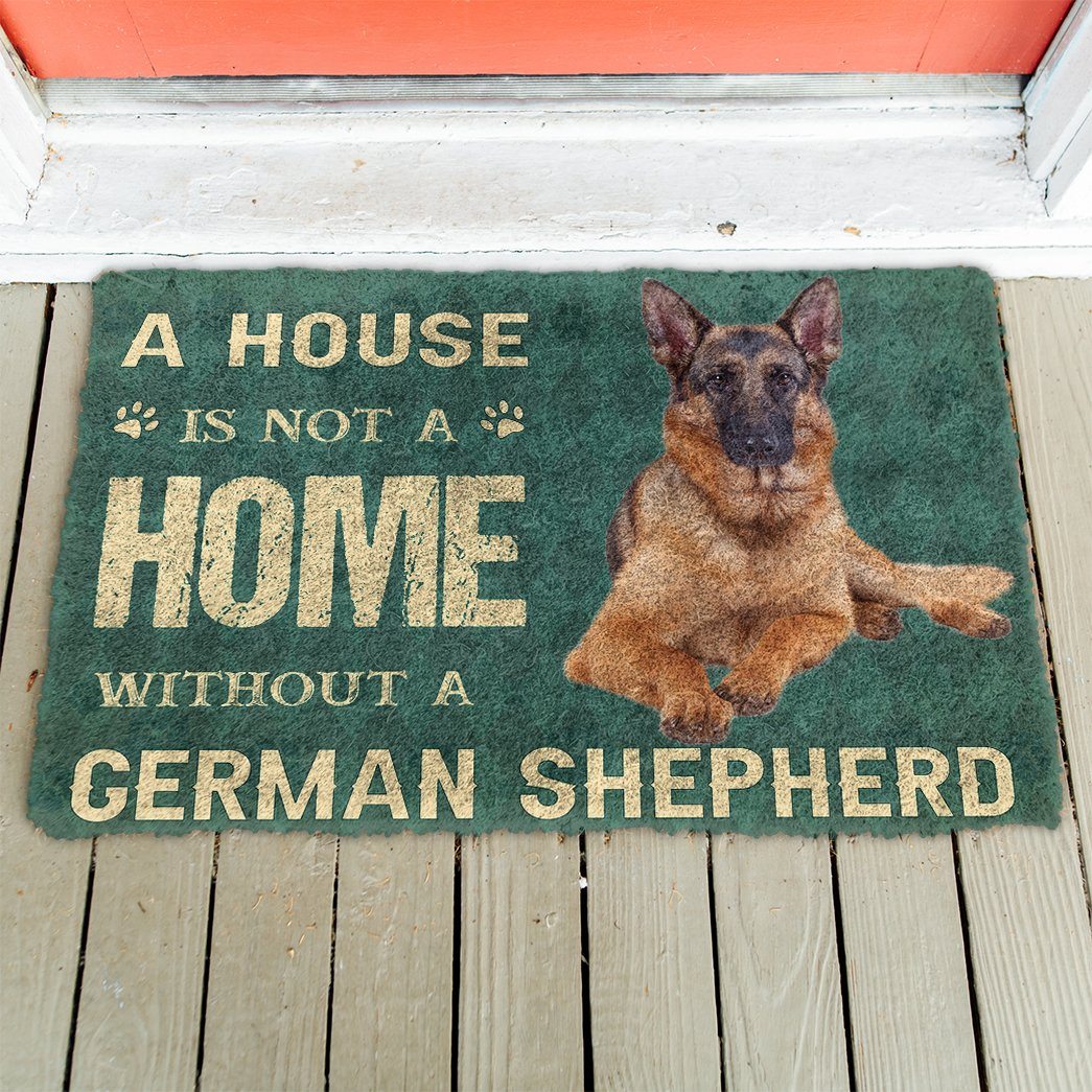 A House Is Not A Home German Shepherd Dog Deurmat