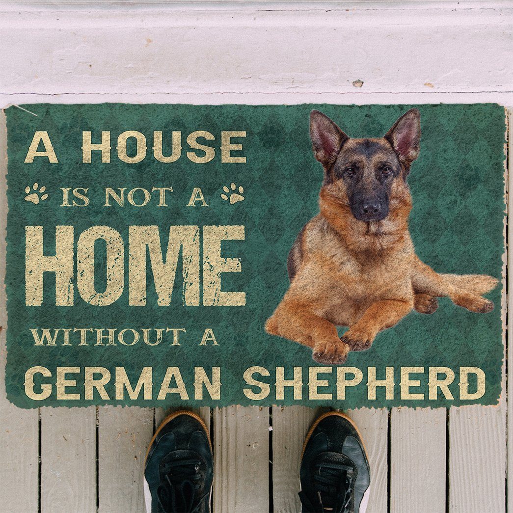 A House Is Not A Home German Shepherd Dog Deurmat