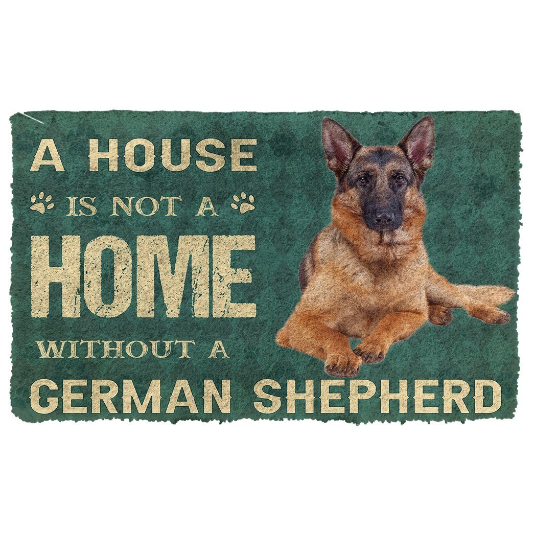 A House Is Not A Home German Shepherd Dog Deurmat