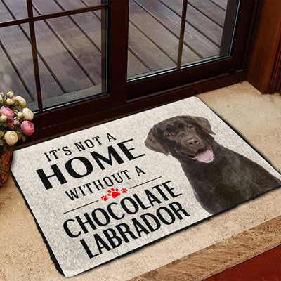 Het is geen Huis zonder Chocolate Labrador Deurmat