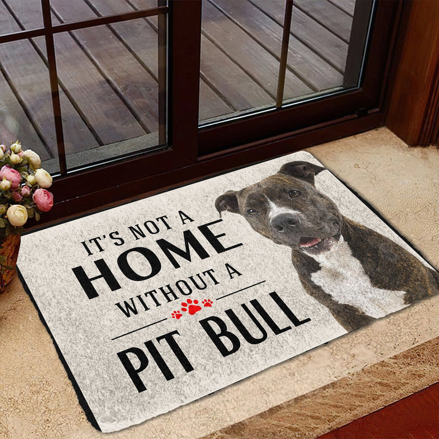 Het is geen Huis zonder Pit Bull Deurmat