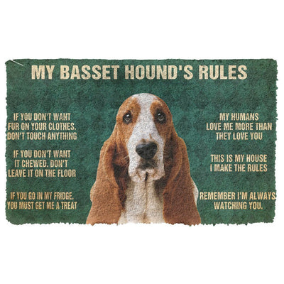 Mijn Basset Hound's Regels Deurmat