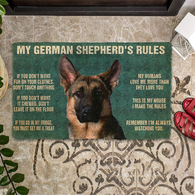 Mijn German Shepherd's Regels Deurmat