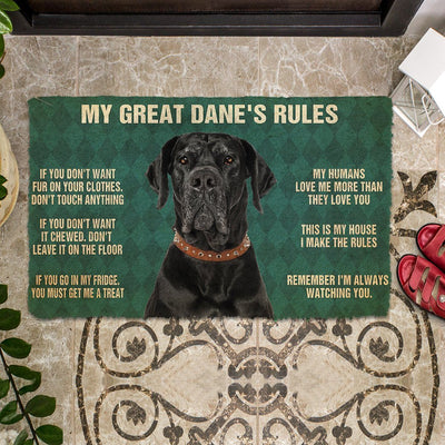 Mijn Great Dane's Regels Deurmat